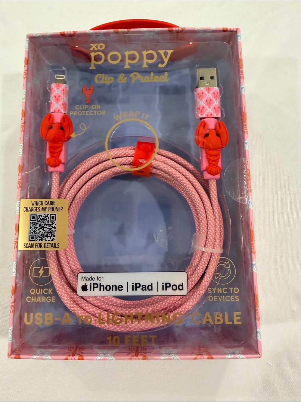 USB-A to Lightning Cable for iPhone | 10FT NEW